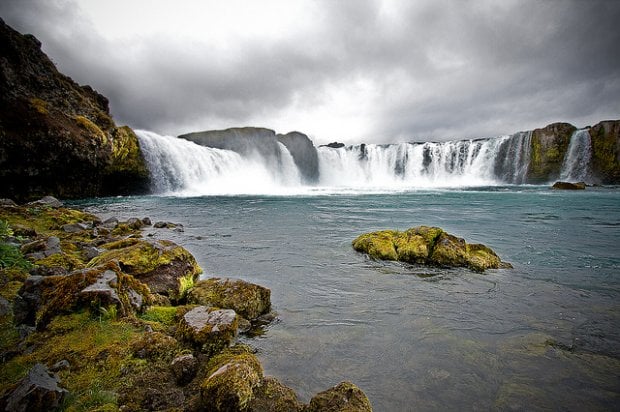 godafoss waterfall