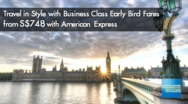 Fly in Style with Singapore Airlines and American Express from SGD748
