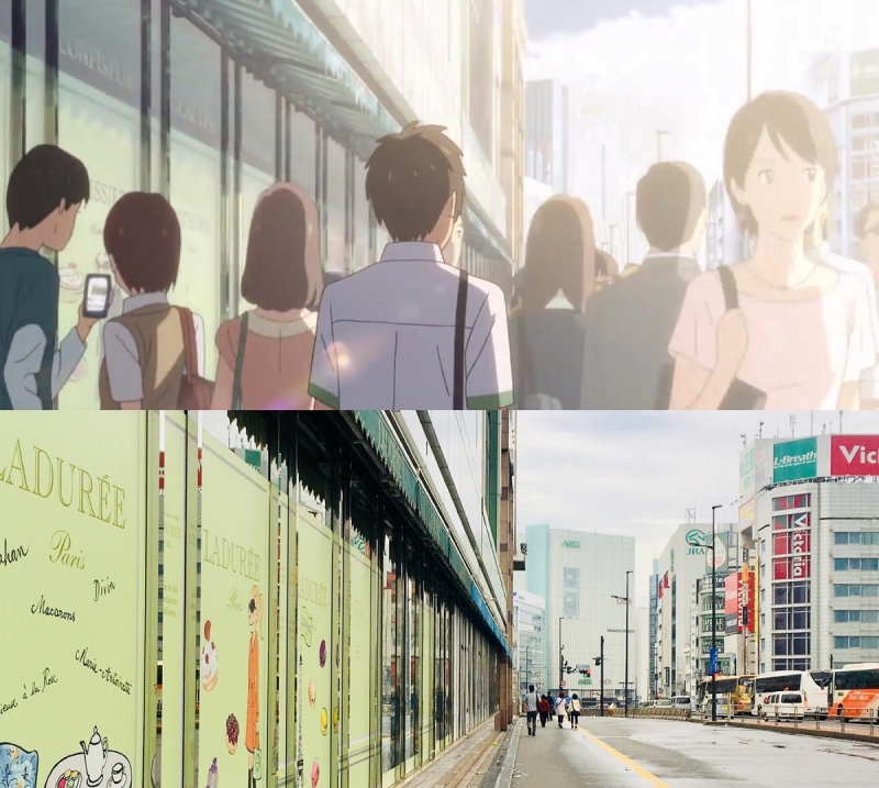 Your Name Real life Locations in Tokyo (Kimi No Na Wa)