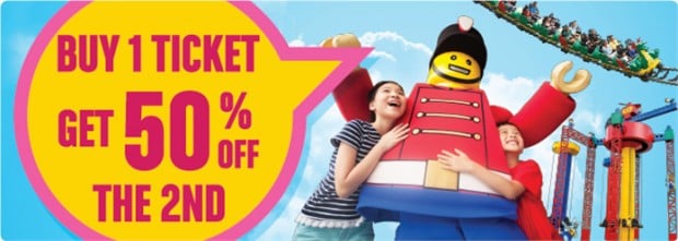 Buy 1 Legoland Malaysia Ticket Get 50% Off the 2nd