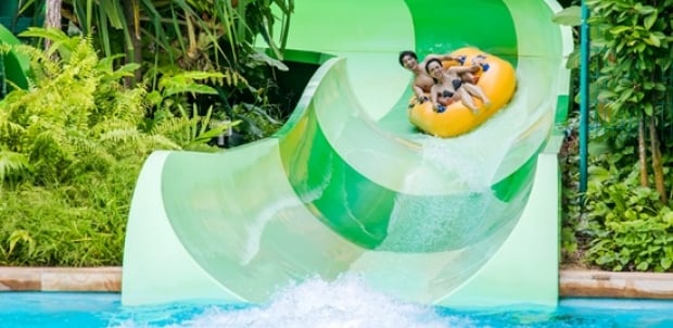 Mastercard® Exclusive: Adventure Cove Waterpark Family Annual Pass + Free 13th month & SGD10 Meal Voucher at SGD208