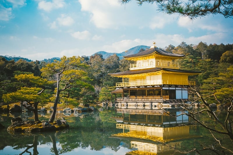 golden temple in japan