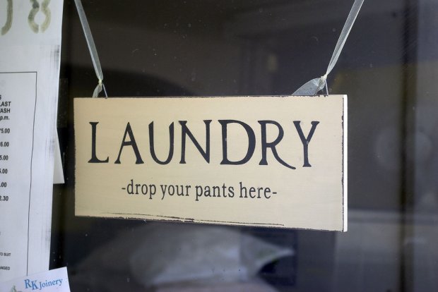 laundry sign