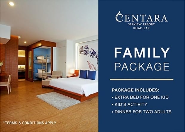 Family Package Centara Seaview Resort Khao Lak