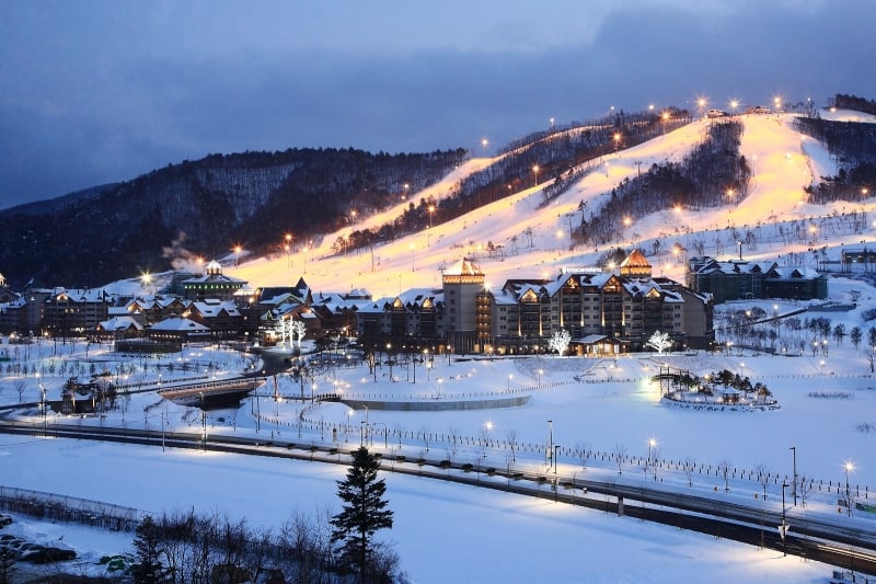 ski resorts in korea: alpensia resort