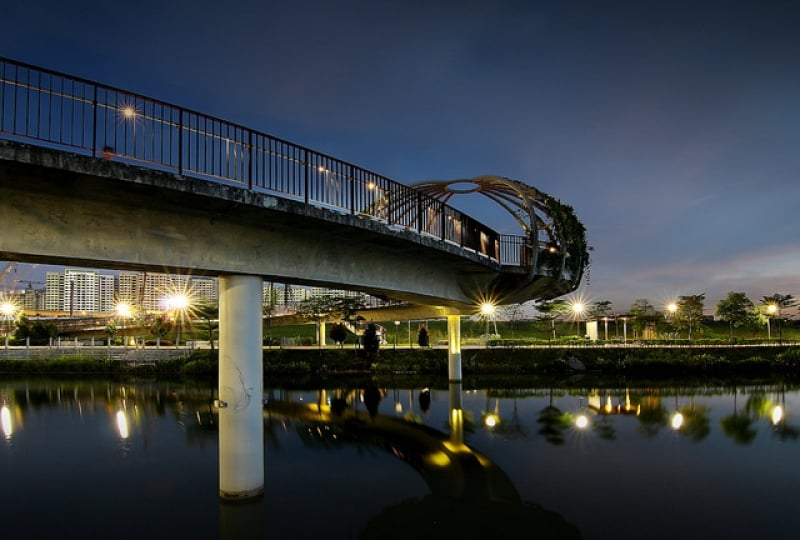 Punggol Waterway is one of the hiking trails in singapore