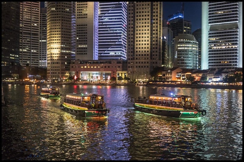 singapore nightlife boat quay