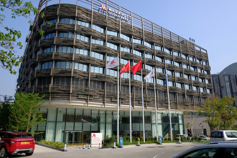 hong kong ocean park marriott hotel facade