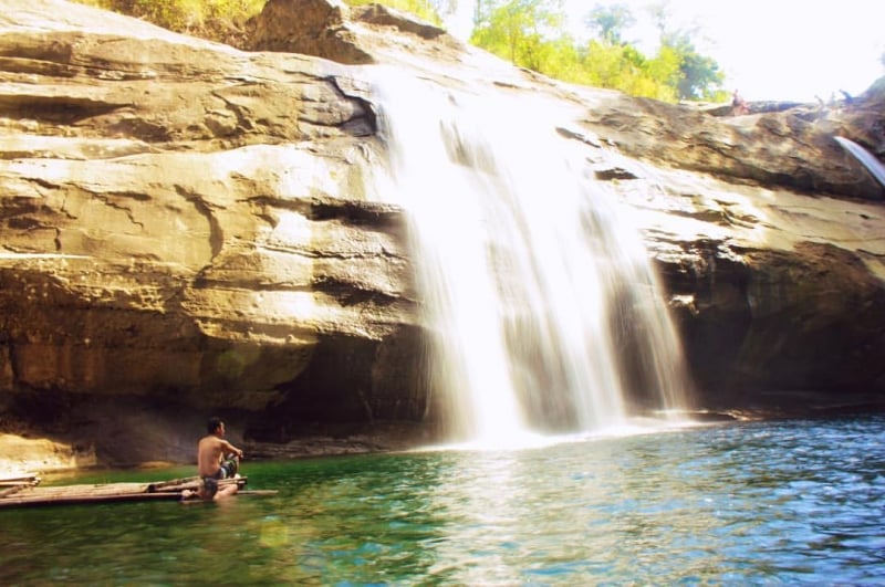 philippines new normal: tangadan falls in san gabriel