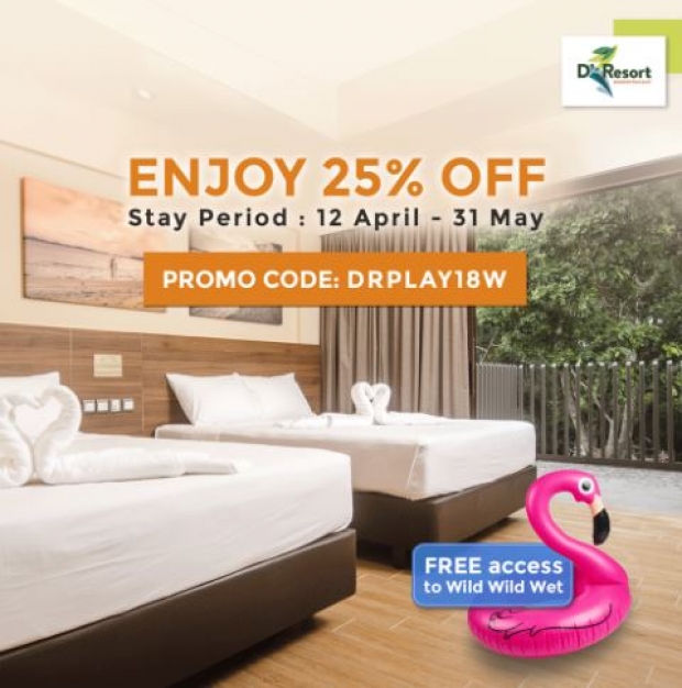 D'Resort Summer Escape 2018 with up to 25% Off Best Available Rate