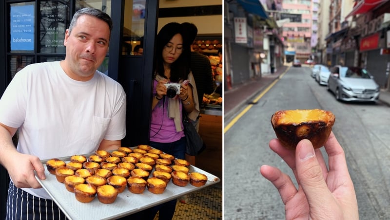 bakehouse owner and egg tart