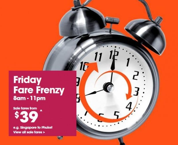 Fly Around Asia from SGD39 with Jetstar's Friday Fare Frenzy