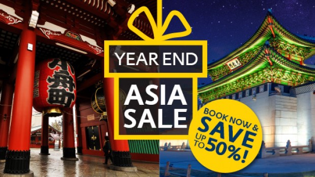 Limited Time Offer from Expedia | Year End Asia Sale Package