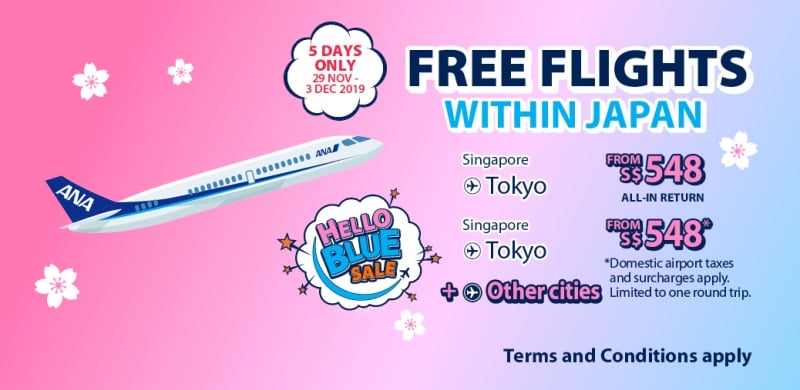 singapore to japan flights