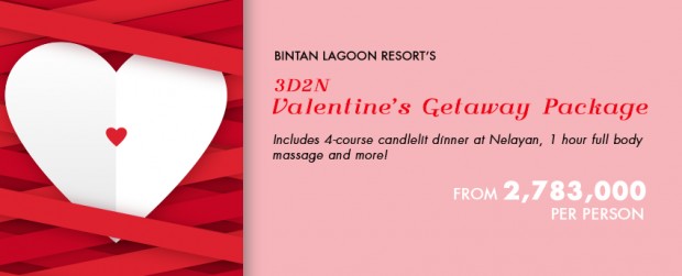 Valentine's Getaway Package with 30% Discount on Bintan Lagoon Resort