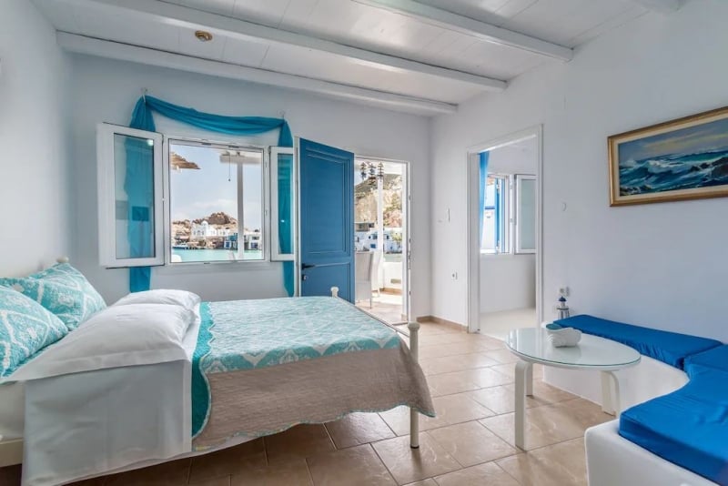 Vrbo Greece rental on Firopotamos Beach, Milos