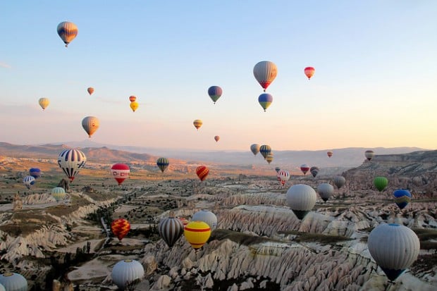 weekend hot air balloon rides