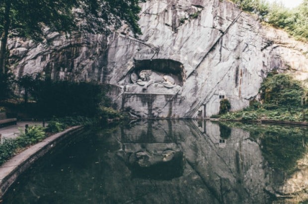 Lion monument in Lucerne