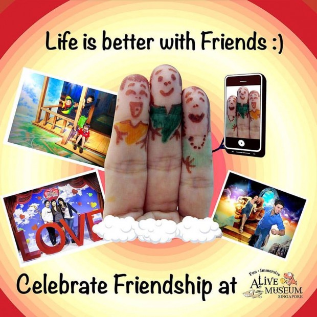 Friendship Combo Ticket at Alive Museum Siingapore for SGD50 only!