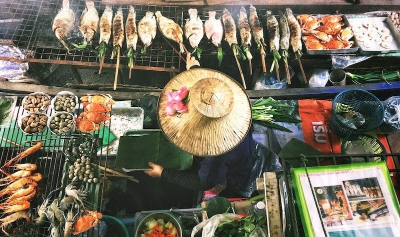 Food market in Thailand