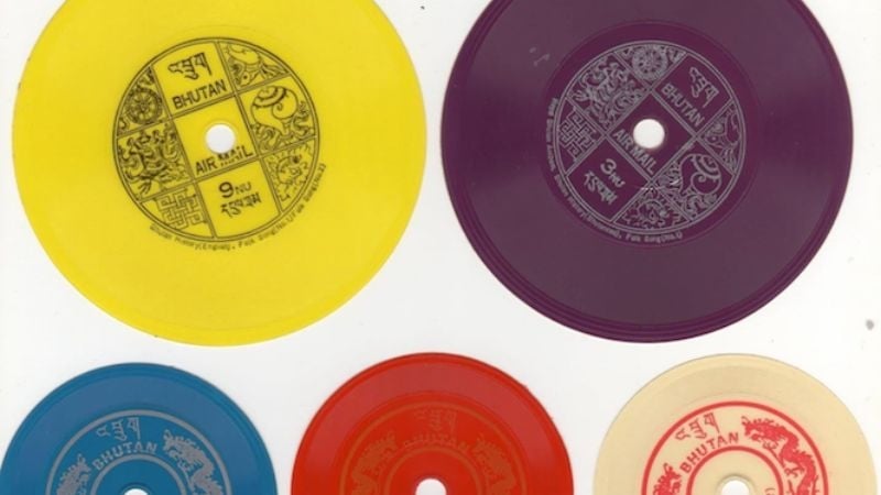 colourful vinyls