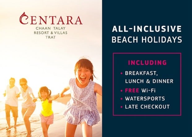 All-inclusive Beach Holiday in Thailand with Centara Hotel & Resort