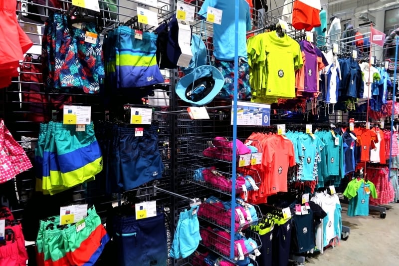 Decathlon clothing store