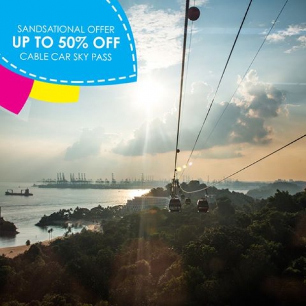 Sandsational Offer with Up to 50% Off Singapore Cable Car Sky Pass