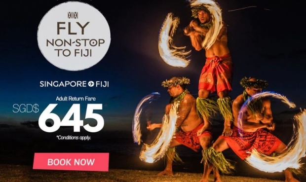 Fly from Singapore to Fiji, New Zealand and Pacific Islands with Fiji Airways