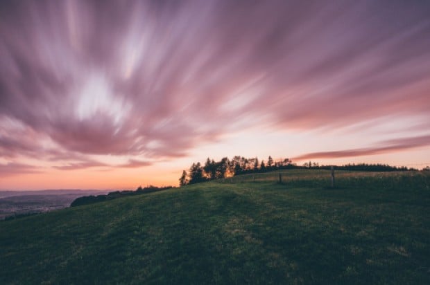 Sunset in Bachtel Kulm