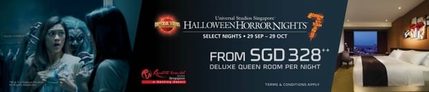 Halloween Horror Nights 7 Special Offer in Bay Hotel Singapore