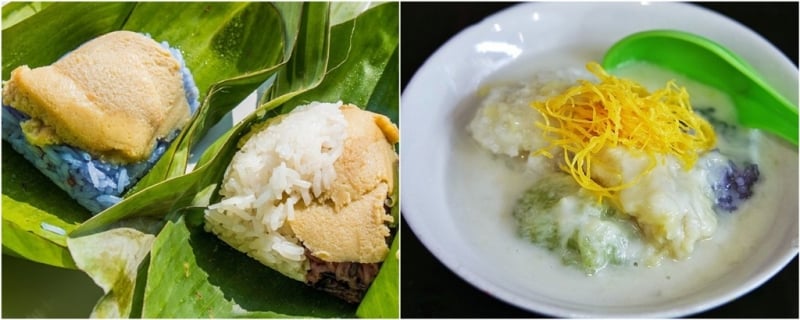 thai desserts Khao Neow (xôi)