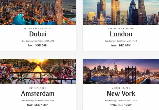 Discover the World with Flights on Emirates from SGD569 1