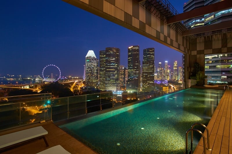 a luxurious serviced residence in Singapore