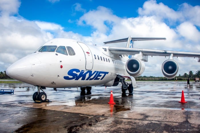 skyjet direct flight manila siargao