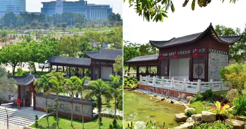 putrajaya attractions: China-Malaysia friendship garden