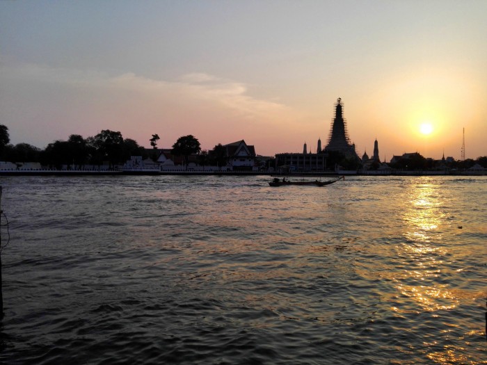 bangkok sunset