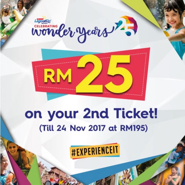 RM25 On Your 2nd Ticket in Sunway Lagoon