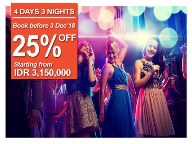 Save up to 25% Off at Swiss-Belhotel Rainforest as you Celebrate the New Year