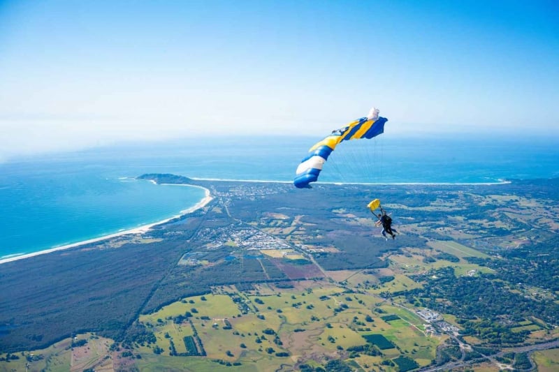 Skydive in Byron Bay