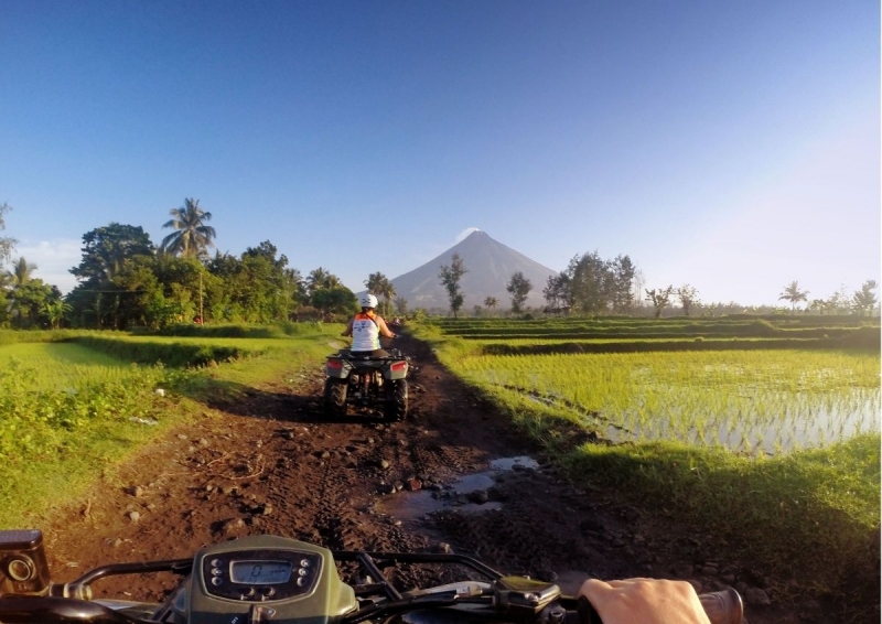 ATV rides in Mt Mayon