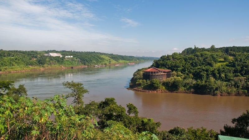 the triple frontier: Brazil, Argentina, Paraguay tripoint