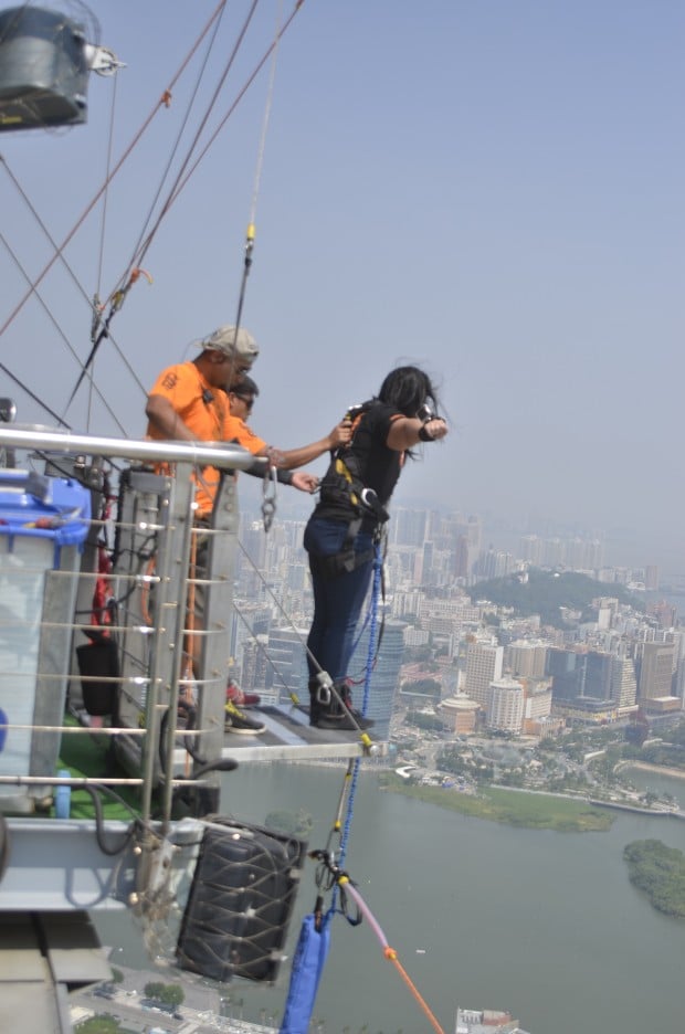 macau tower bungee jump