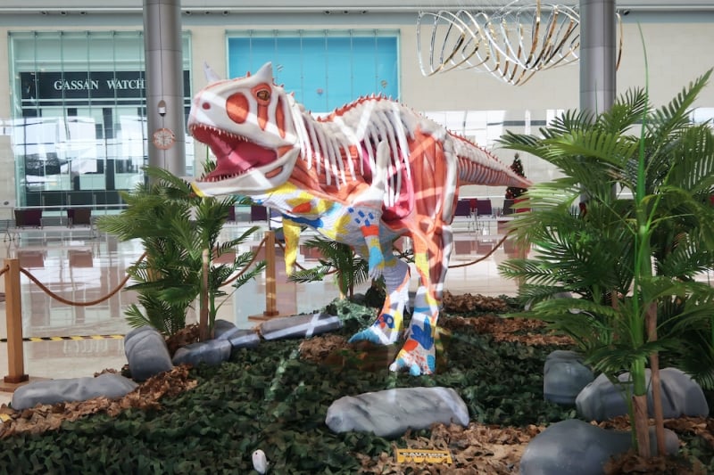 Dinosaur Changi Airport