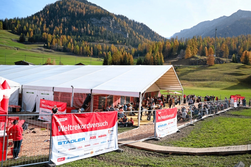 world's longest passenger train - festival in bergün 