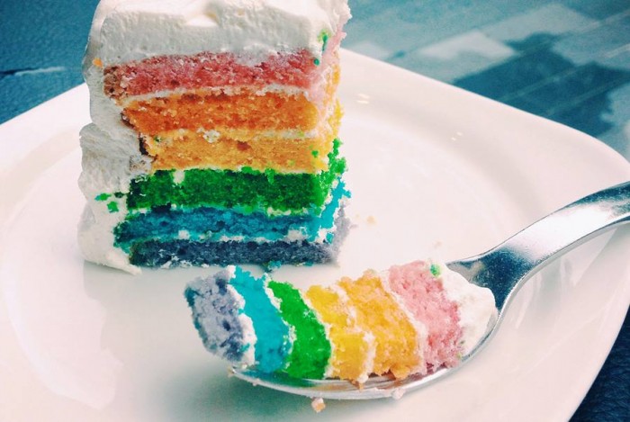 rainbow cake