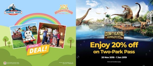 Enjoy 20% Off on Two Park Pass in Puteri Harbour with Dinosaur Kingdom Promotion