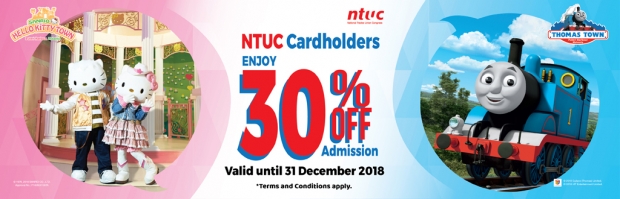 NTUC Cardholders Exclusive - Enjoy up to 30% Savings in Puteri Harbour