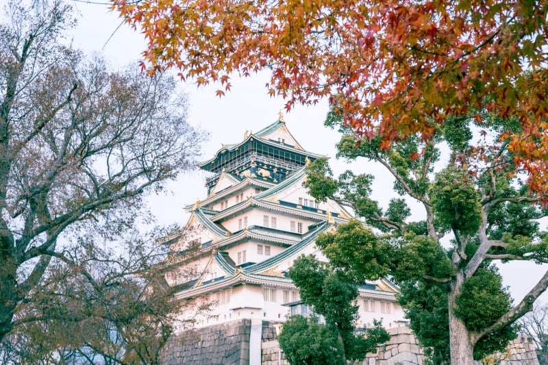 osaka castle western japan itinerary