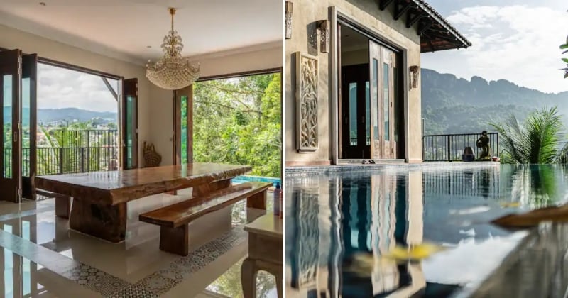 kuala lumpur airbnb with a private pool interior and exterior